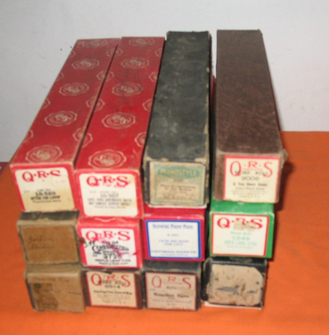 Player Piano Rolls 12EA - In Great Condition For Age -Vintage in Pianos & Keyboards in Edmonton - Image 2