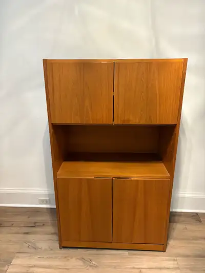 MCM Danish teak wood cabinet, View more