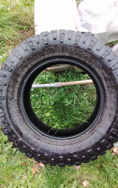 One Goodyear Wrangler Duratrac Tire for sale Just one tire for sale Size M+S LT 275/65/R18 No weathe...