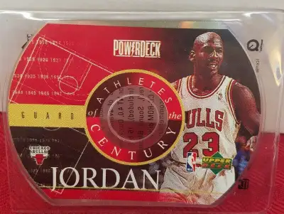 MICHAEL JORDAN 1999 UD ATHLETE OF THE CENTURY POWERDECK DISC., View more