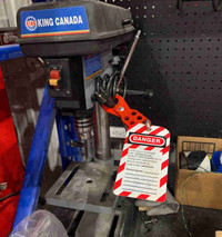 Perceuse à colonne King Canada 8’’ :2021 King Canada Bench Drill
