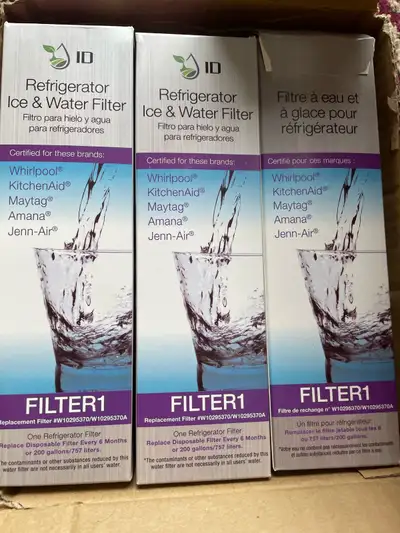 3 ID Filter 1 refrigerator ice & water filters,, View more