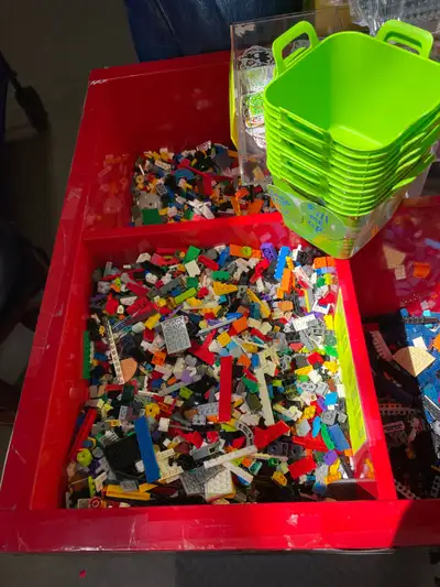 lego $5 per green bucket EUC, View more