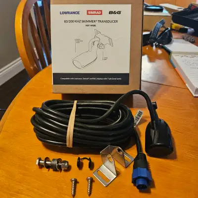 Fish finder model HST-WSBL transducer for lowrance, View more