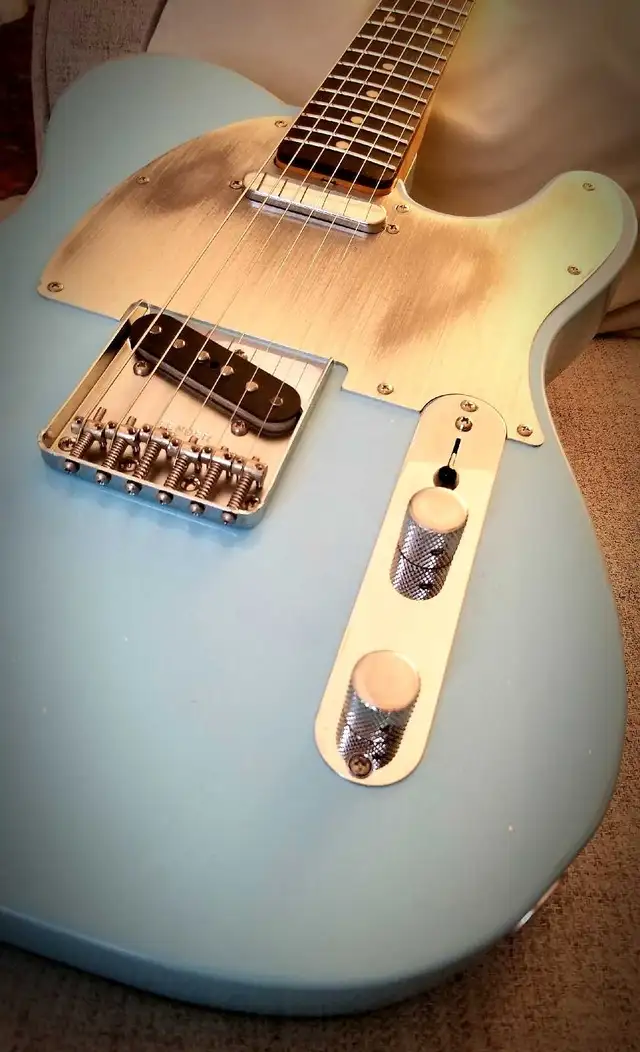 White Sugar Customs Vintage Telecasters Esquires Stratocasters in Guitars in City of Toronto - Image 8