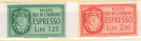 SAN MARINO.Série de 2 vieux Timbres MINT"ESPRESSO".