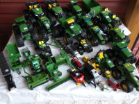 Selection of John Deere Toy Collectibles---Tractors, Etc