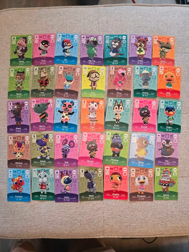 Animal Crossing Amiibo Cards Authentic Mint in Nintendo Switch in Edmonton - Image 2