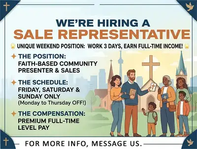 Catholic Sales Representative - GTA - Halton Hill, View more