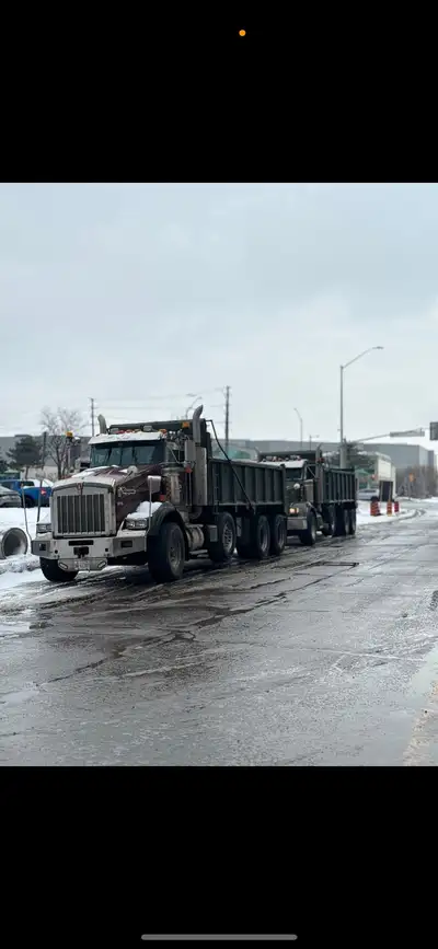 hiring experienced tri-axle dump truck drivers, View more