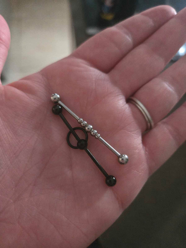 industrial piercings earrings  in Jewellery & Watches in Barrie