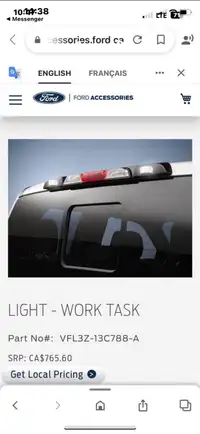 Lumières de travail LED F-150 2015-19