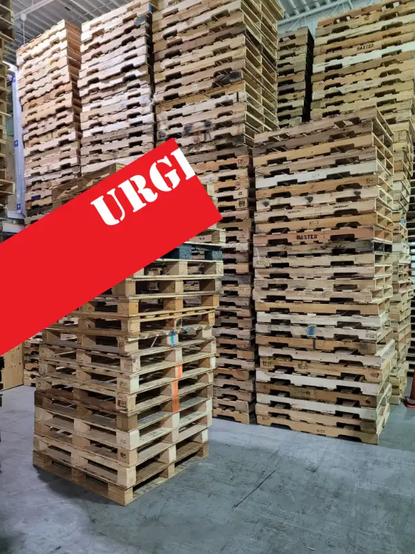 48 x 40 ALLWAY skids wood PLASTIC used NEAR NEW and ready now ♻ in Hobbies & Crafts in Mississauga / Peel Region - Image 2