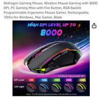 Gaming Wireless Mouse 