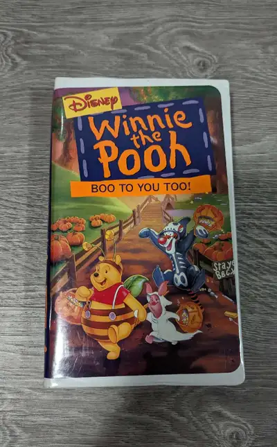 Disney's Winnie the Pooh: Boo to You Too VHS Movie 