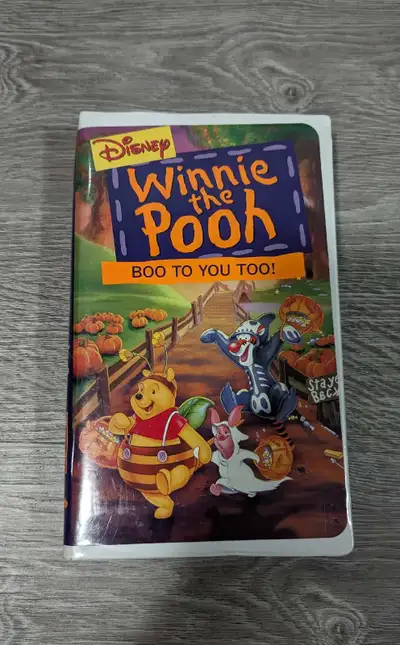 Disney's Winnie the Pooh: Boo to You Too VHS Movie , View more