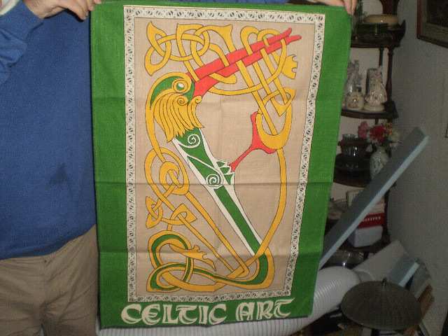 Irish Celtic art  cloth in Home Décor & Accents in London