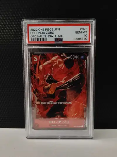 One Piece Roronoa Zoro Japanese PSA 10, View more