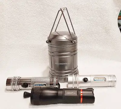 Flashlights Lantern LED Battery-Powered Camping Emergency Light, View more