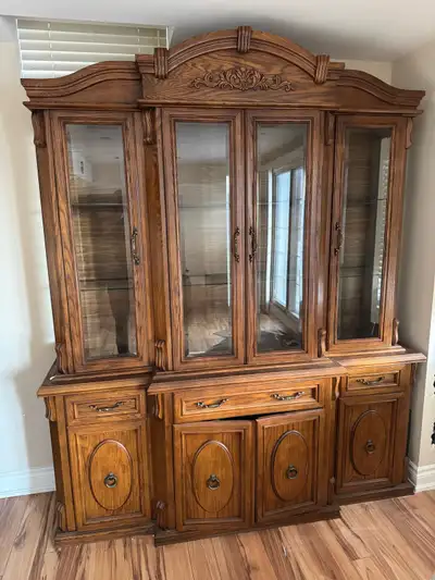 Solid Wood Hutch – $100, View more