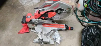 Milwaukee Miter saw 12" Dual Bevel Sliding Compound wired 15 Amp, View more