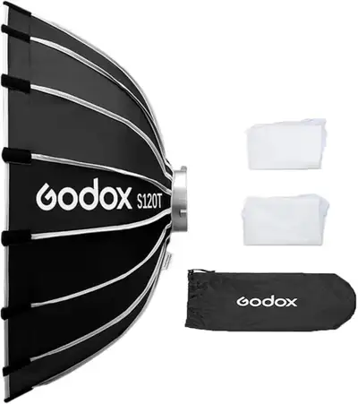 Godox S120T Quick Release Umbrella Softbox with grid, View more
