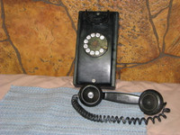 Vintage Northern Electric Wall Mount Rotary Telephone