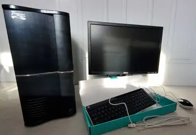 Complete gaming PC system tower, View more