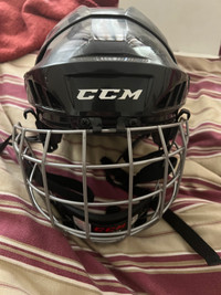 Ccm Hockey helmet Medium with face guard and original box