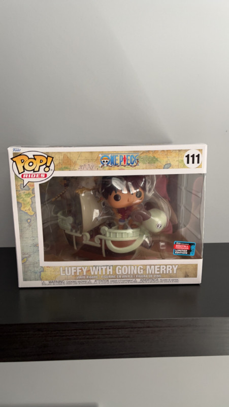 Luffy With Going Merry One Piece Funko Pop in Arts & Collectibles in Oakville / Halton Region