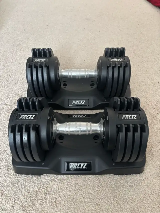 PRCTZ Adjustable dumbbells set 5-25lbs 427927995564707840