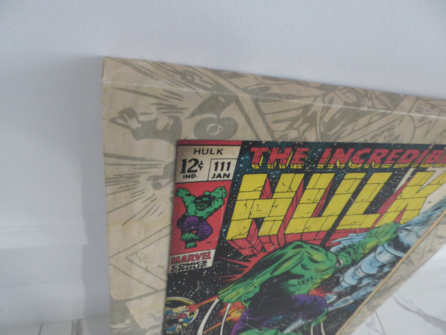 Artissimo Marvel Incredible Hulk #111 Comic  Canvas Wall Art in Arts & Collectibles in Delta/Surrey/Langley - Image 2