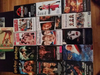 6 cassettes vidéos  VHS en bonne etat tous pour 6$