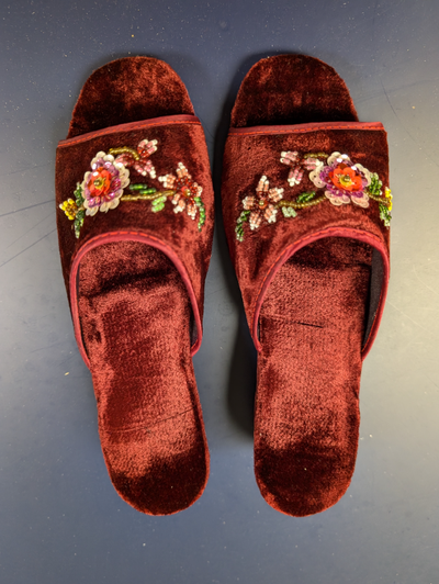 Beautiful Burgendy Color Slippers, View more