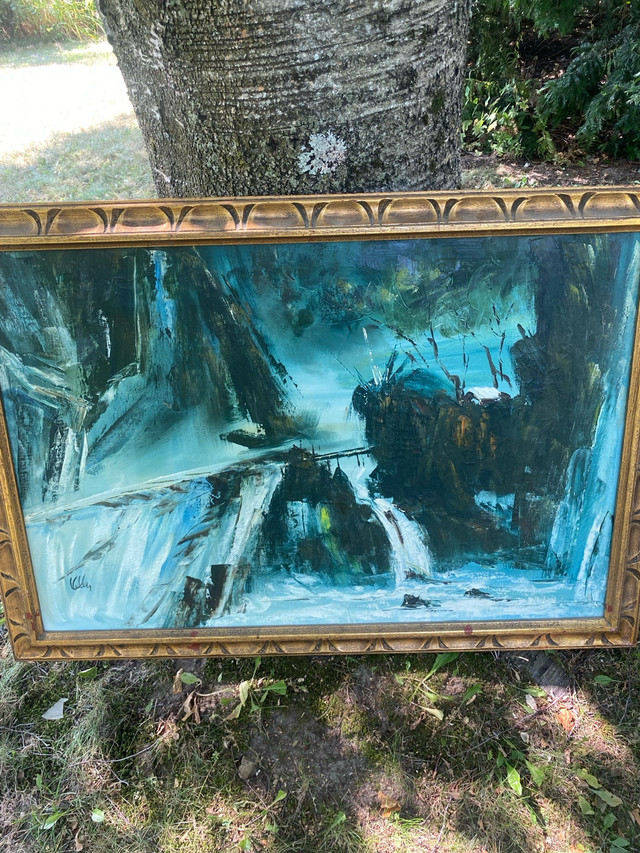 exciting original abstract oil painting in Arts & Collectibles in Ottawa - Image 4