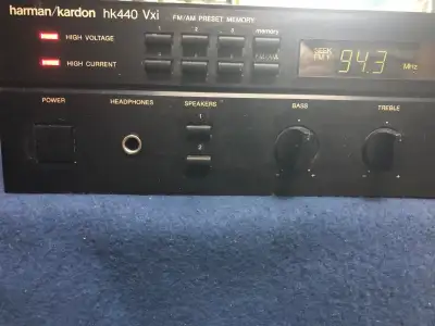 Harman Kardon FM/AM Amplicateur Vintage 1988 entree phono 30watt, View more