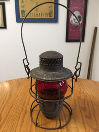 Antique CNR Hiriam L. Piper Railroad Lantern $140