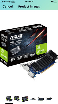 ASUS GeForce GT 730 2GB GDDR5