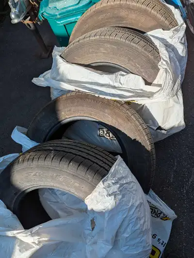 Hardly used, 80% remain, 4 tires All season m&s falken
