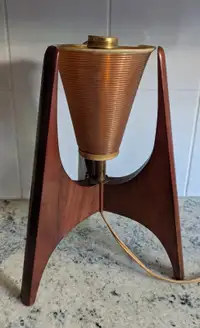 Mid century modern table lamp.