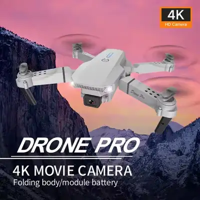 E88 Drone 4K HD Photography Quadcopter Remote Control Dual Camera Flow Hover Aircraft Toys Mini Begi...