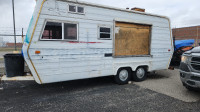 1980s gutted camper trailer