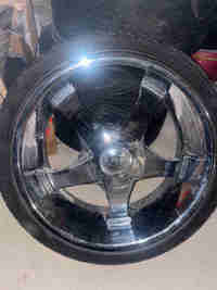 Set of tires and rims ( von max luxury alloy)