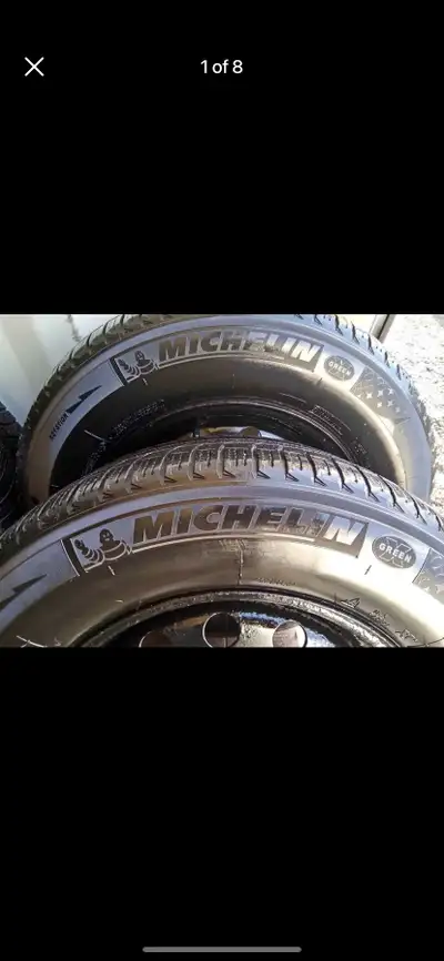 Set Of 4 MICHELIN winter Tires With Rims (225 65 16) Pattern (5×127) DODGE CARAVAN
