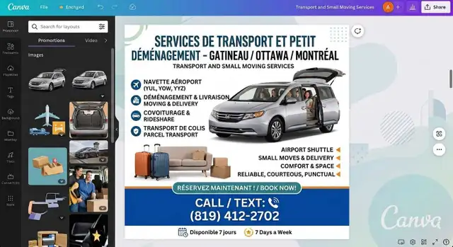 Ridesharing Gatineau Ottawa Montreal Toronto Quebec
