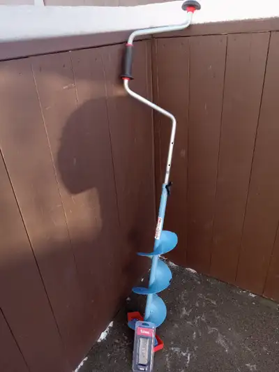 8" Normark Swede Bore ice auger, Extra set of used blades, $125