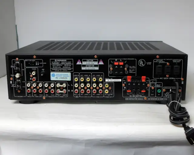 Pioneer Audio Video Stereo Receiver Phono Input VSX-4400 $200 in Stereo Systems & Home Theatre in Markham / York Region - Image 3