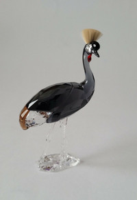 SWAROVSKI CRYSTAL Bird Figurine  ~  CRANE  ~  Elegance of Africa