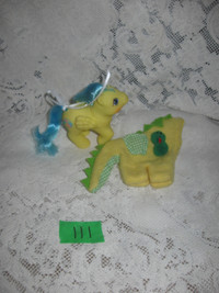 My Little Pony Vintage  Baby Bouncy 1987 & Pocket Pal Outfit Lot