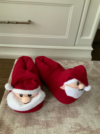 OLD NAVY CHRISTMAS Santa Mens’s Slippers Size X-Large 12-13 NEW